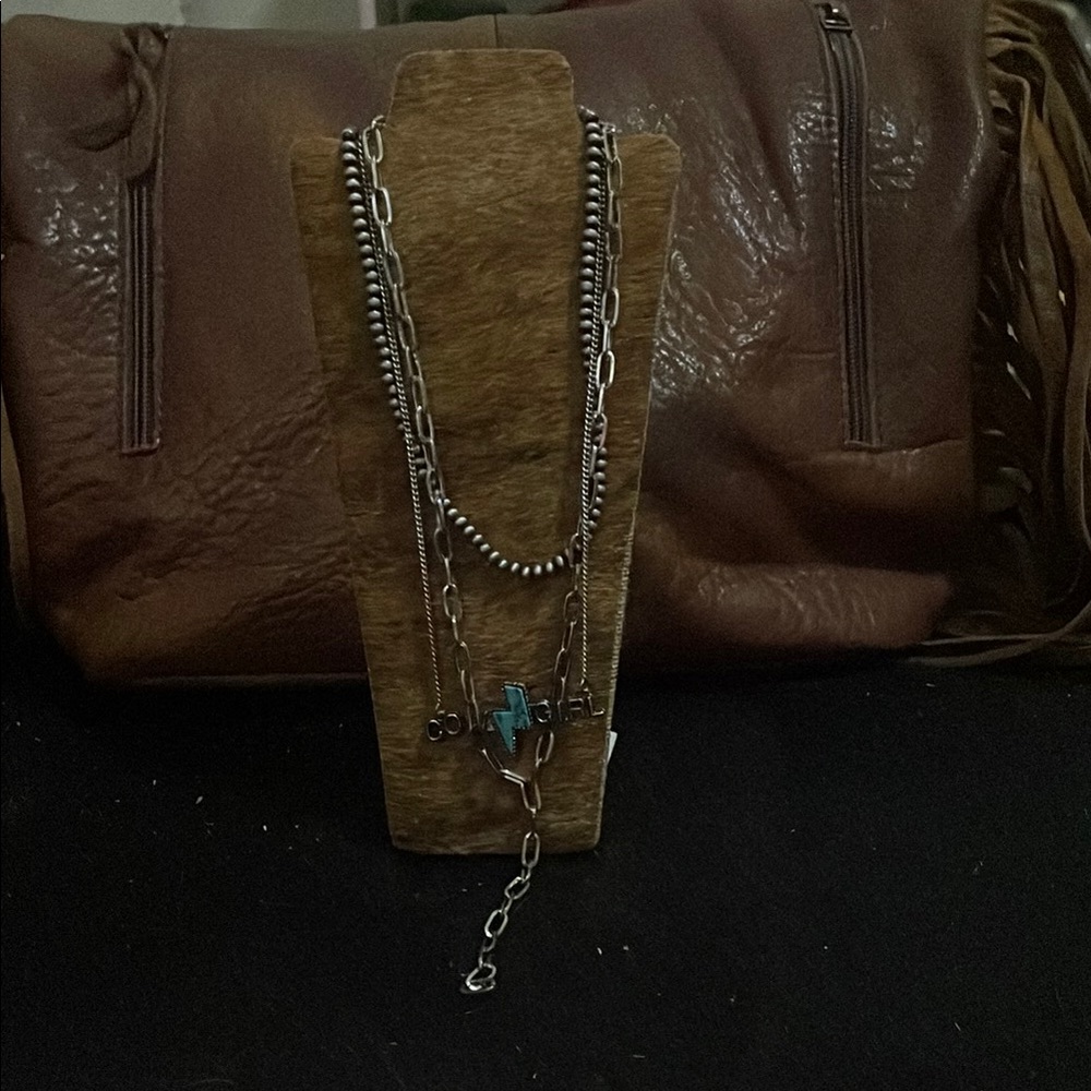 Silver and Turquoise Necklace